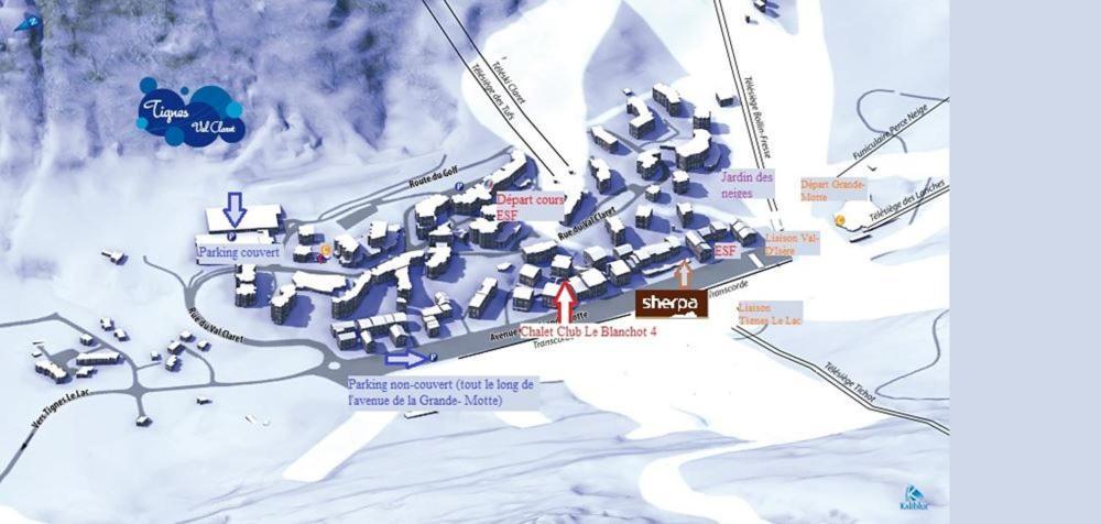 Studio 50 M Du Funiculaire Et Pistes Tignes Exterior foto